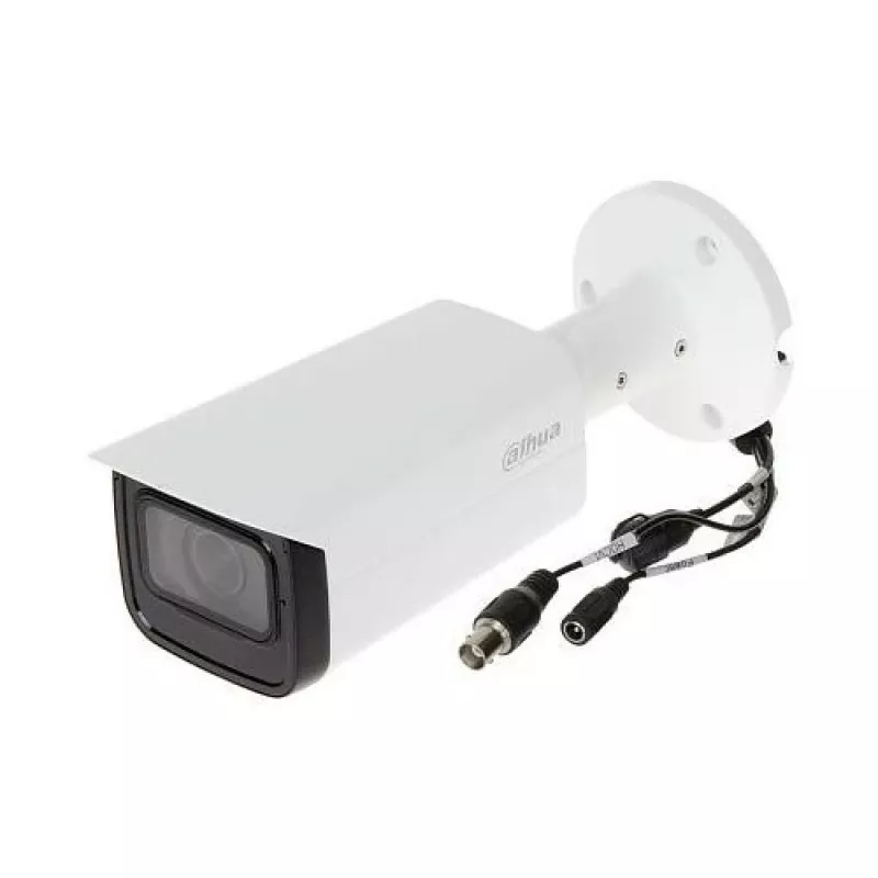 Dahua cámara HDCVI bullet 5MP varifocal motorizada con IR de 80m y micrófono integrado – HAC-HFW2501TU-Z-A-27135-S2