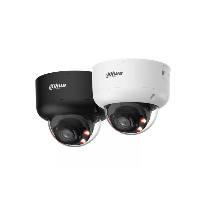 DAHUA IPC-HDBW5659R1-ASE-PV-0280B-PRO-BLACK 6MP Dome cámara de red con objetivo 2,8mm, WizMind AI, negro