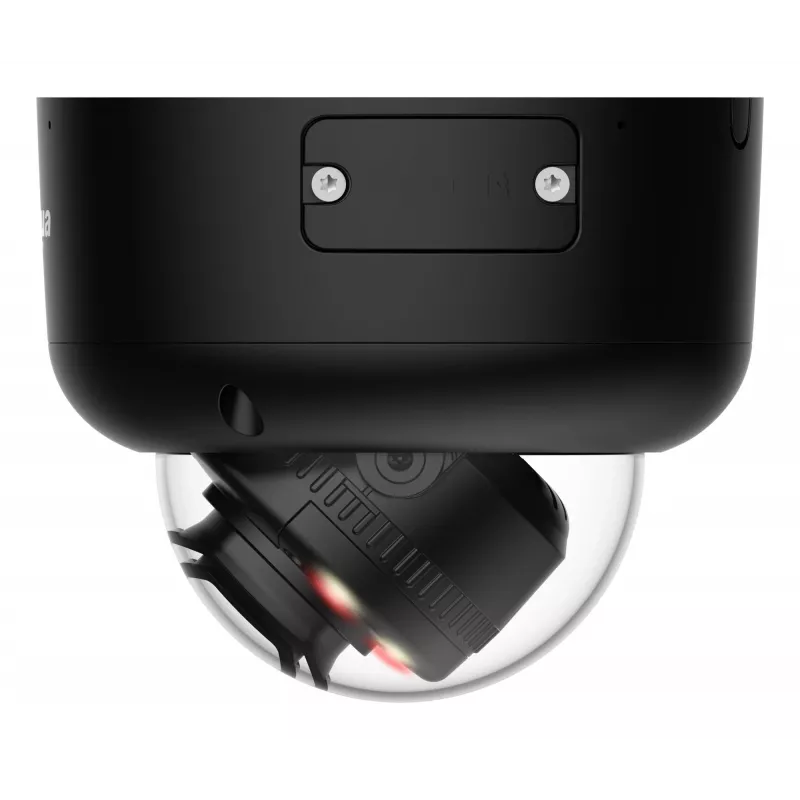 DAHUA IPC-HDBW5659R1-ASE-PV-0280B-PRO-BLACK 6MP Dome cámara de red con objetivo 2,8mm, WizMind AI, negro