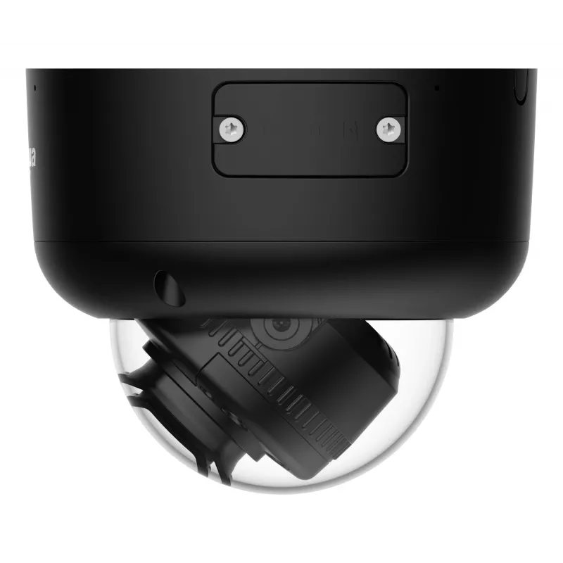DAHUA IPC-HDBW5659R1-ASE-PV-0280B-PRO-BLACK 6MP Dome cámara de red con objetivo 2,8mm, WizMind AI, negro