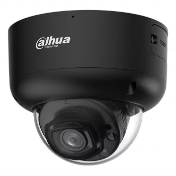 DAHUA IPC-HDBW5659R1-ASE-PV-0280B-PRO-BLACK 6MP Dome cámara de red con objetivo 2,8mm, WizMind AI, negro
