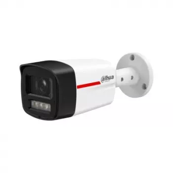 DAHUA IPC-HFW2449TL-S-LED-0280B-PROX WizSense WizColor X Cámara IP Bullet 4MP con Objetivo de 2.8mm, Visión Nocturna a Todo Color, Micrófono Integrado, PoE, IP67