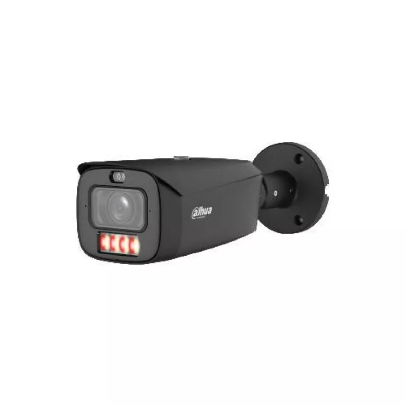 Dahua IPC-HFW3849T1-ZAS-PV-2712-PRO-Black TIOC 3.0 cámara IP, 8MP, 4K Ultra HD, Bullet, Full-Color, Active Deterrence, IP67, PoE