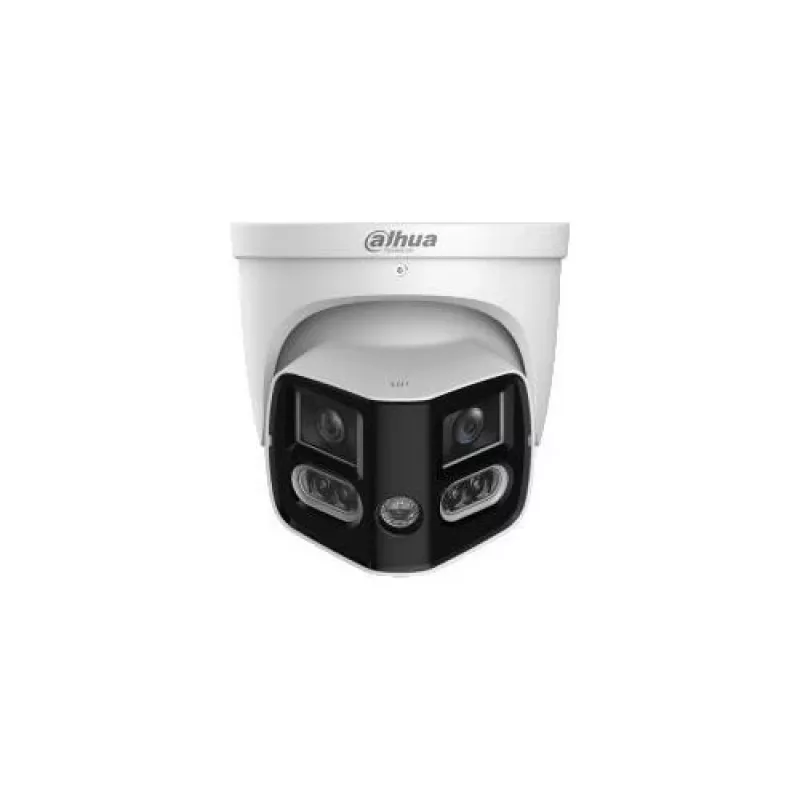 Dahua IPC-PDW31259-A180-AS-PV-0280B TIOC Duo 5MP cámara IP panorámica con ángulo de visión de 180°, Wi-Fi, disuasión activa, IP67