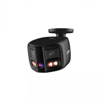 Cámara IP panorámica DAHUA IPC-PFW31259S-A180-E2-AS-PV-0280B-BLACK 5MP de doble objetivo con disuasión activa, negra