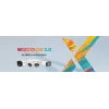 Cámara IP panorámica DAHUA IPC-PFW31259S-A180-E2-AS-PV-0280B-BLACK 5MP de doble objetivo con disuasión activa, negra