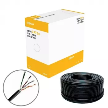 Dahua PFM920-5EU cable Cat5e UTP para exterior 305m (1000ft) bobina