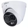 Dahua TPC-DF1241-TB3F4-DW-S8-V1 cámara IP térmica y visible de doble espectro, 4MP, térmica 256x192, IP67, IK10