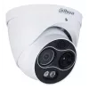 Dahua TPC-DF1241-TB3F4-DW-S8-V1 cámara IP térmica y visible de doble espectro, 4MP, térmica 256x192, IP67, IK10