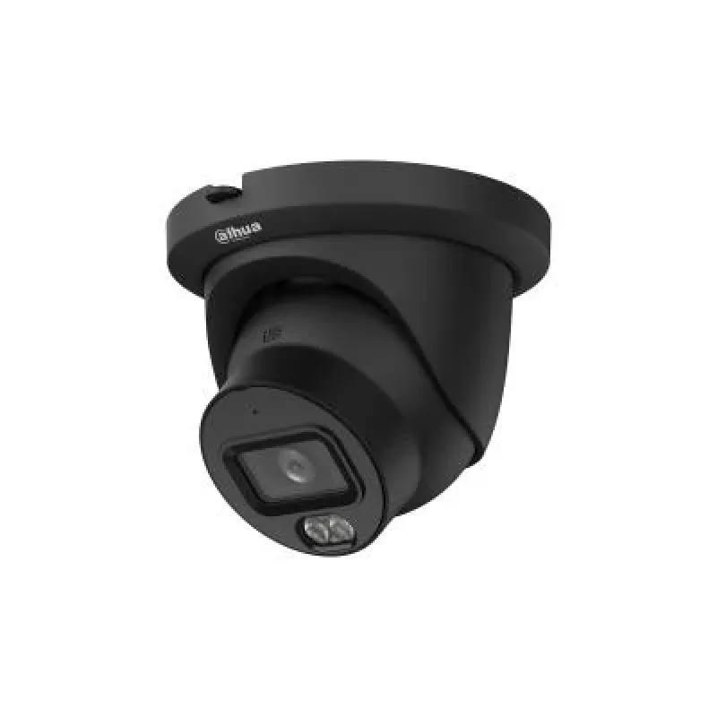 Cámara de red tipo eyeball DAHUA WizSense 5 Series 8MP, objetivo fijo de 2,8 mm, negra, IPC-HDW5859TM-ASE-IL-0280B-BLACK