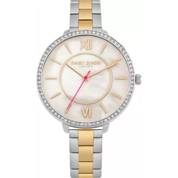 Reloj de pulsera de cuarzo Daisy Dixon DD088SGM mujer 36 mm plata malla de acero inoxidable