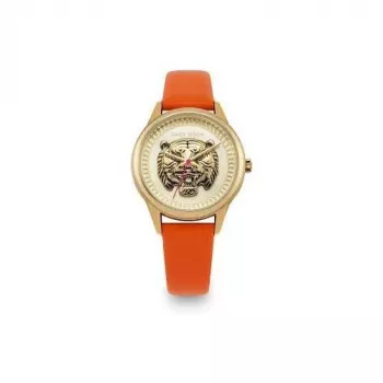 Reloj de mujer Daisy Dixon DD184OG 36mm oro rosa piel gris