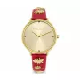 Reloj de mujer Daisy Dixon DD133PG cuarzo analógico 38mm oro rosa piel sintética
