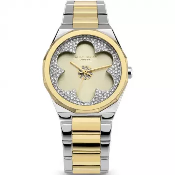 Daisy Dixon Reloj de mujer DD168SGM cuarzo analógico 36mm oro rosa gris piel sintética