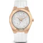 Reloj de pulsera analógico de cuarzo de mujer Daisy Dixon DD120WRG 36 mm oro rosa blanco