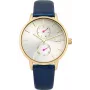Daisy Dixon Reloj de mujer DD086UG 36mm Cuarzo Analógico Esfera plateada Correa de piel gris