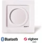 Termostato inteligente programable DANFOSS DEVI DEVIreg Display Connect con control por app, pantalla táctil, blanco polar (RAL 9016)
