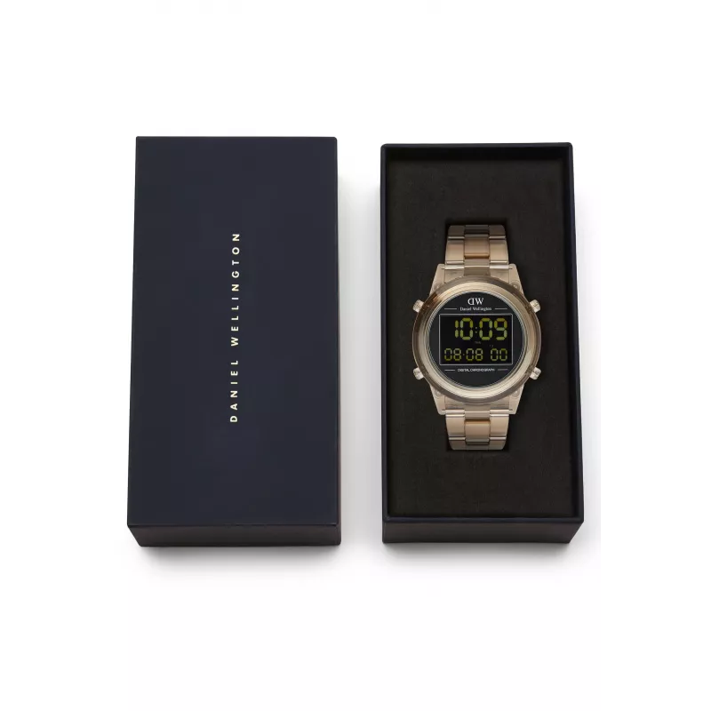 DANIEL WELLINGTON Classic Black Sheffield 42mm Reloj Rose Gold DW00100767