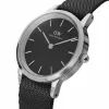 DANIEL WELLINGTON reloj hombre Classic 40mm acero inoxidable oro rosa piel negra