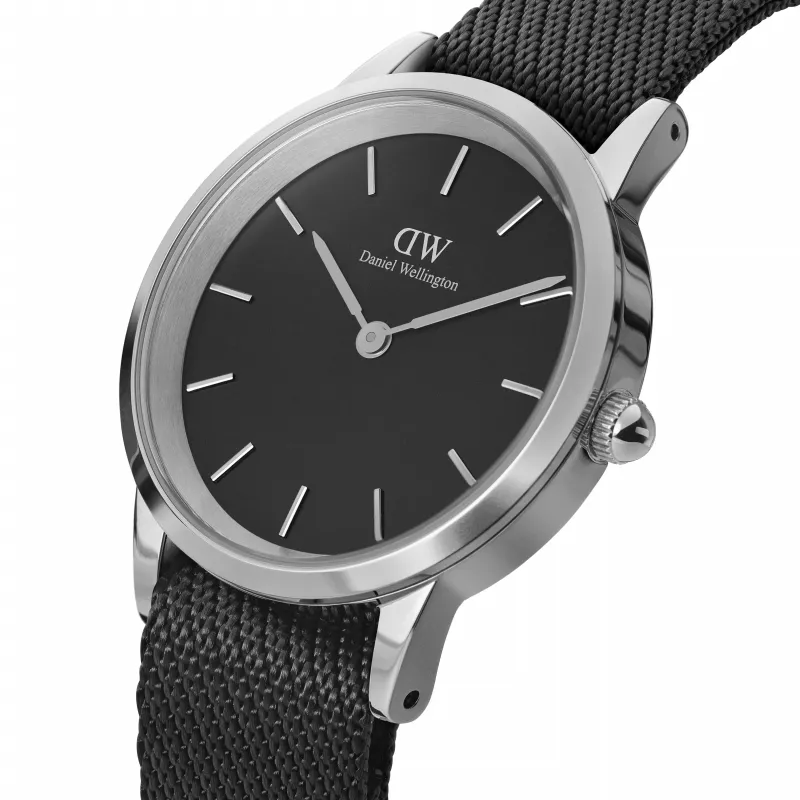 DANIEL WELLINGTON reloj hombre Classic 40mm acero inoxidable oro rosa piel negra