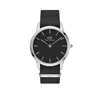 DANIEL WELLINGTON reloj hombre Classic 40mm acero inoxidable oro rosa piel negra