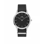 DANIEL WELLINGTON reloj hombre Classic 40mm acero inoxidable oro rosa piel negra