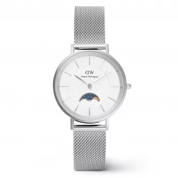 Reloj Daniel Wellington Petite Lumine 32mm malla de acero inoxidable oro rosa