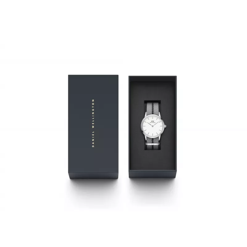DANIEL WELLINGTON Petite Lumine Reloj de mujer 26mm Plata acero inoxidable malla DW00100679