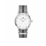 DANIEL WELLINGTON Petite Lumine Reloj de mujer 26mm Plata acero inoxidable malla DW00100679