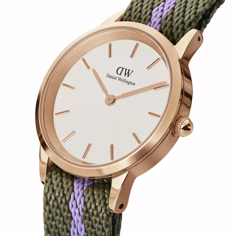 DANIEL WELLINGTON Petite Lumine Reloj de mujer 28mm oro acero inoxidable malla DW00100680