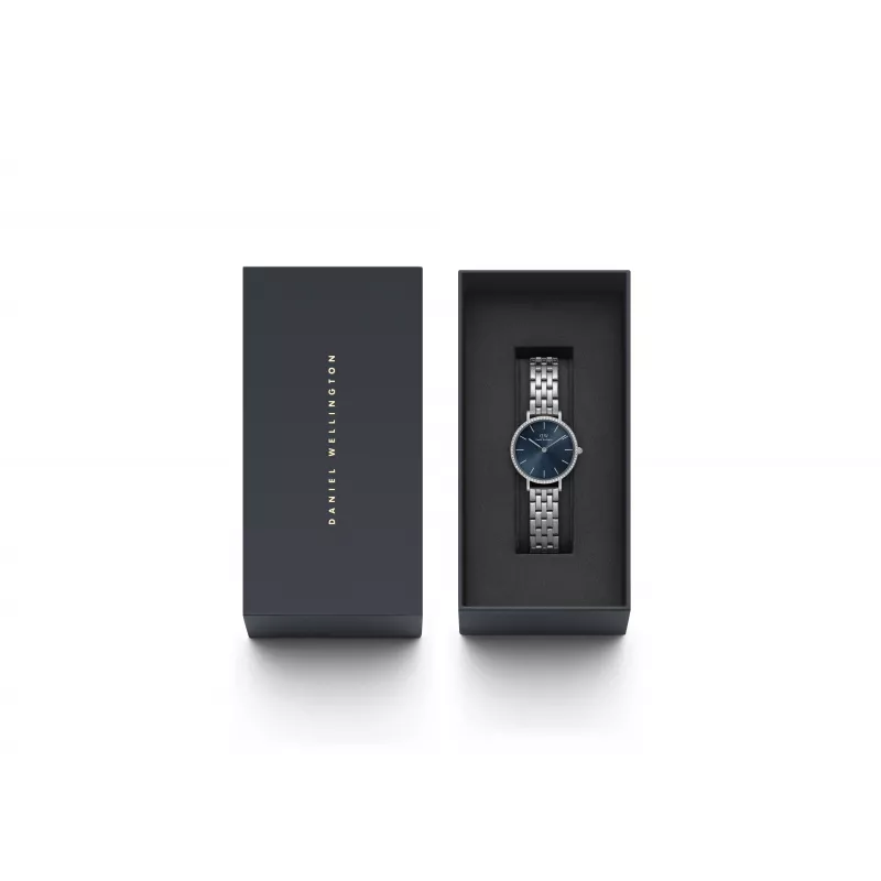 DANIEL WELLINGTON Petite Lumine reloj mujer 28mm plata acero inoxidable DW00100664