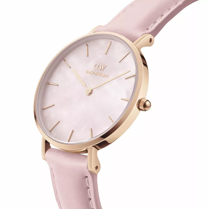 DANIEL WELLINGTON Reloj mujer Petite Lumine 28mm plata acero inoxidable milanés DW00100633