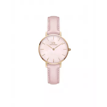 DANIEL WELLINGTON Reloj mujer Petite Lumine 28mm plata acero inoxidable milanés DW00100633