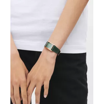 DANIEL WELLINGTON Petite Lumine Reloj de mujer 32mm plata malla de acero inoxidable DW00100694