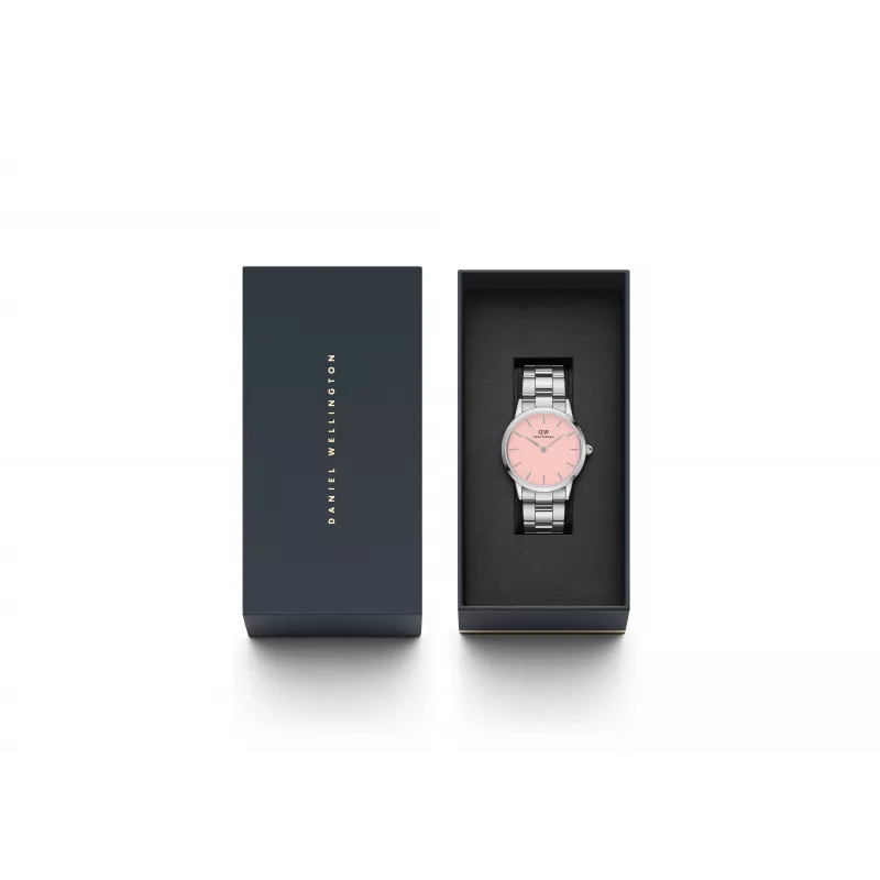 Reloj de mujer DANIEL WELLINGTON Petite Lumine 36mm plata malla de acero inoxidable DW00100536