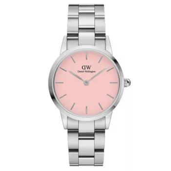 Reloj de mujer DANIEL WELLINGTON Petite Lumine 36mm plata malla de acero inoxidable DW00100536