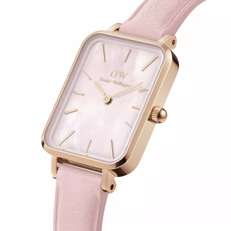 Reloj de mujer DANIEL WELLINGTON Petite Lumine DW00100636 20mm correa de malla rosa oro