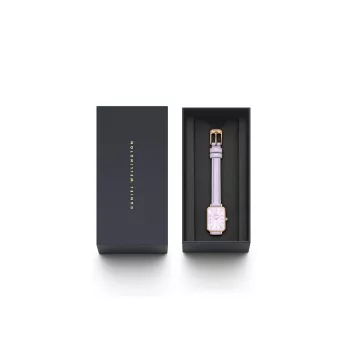 DANIEL WELLINGTON Petite Lumine Reloj de mujer DW00100637 20mm malla plateada