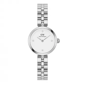 DANIEL WELLINGTON Reloj mujer Petite Lumine DW00100716 22mm plata acero inoxidable malla