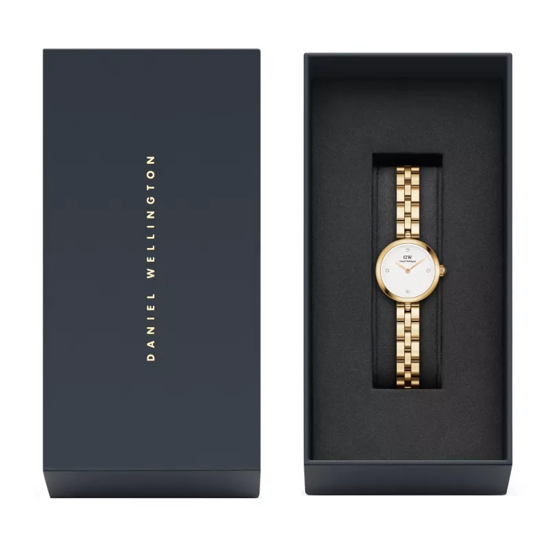 DANIEL WELLINGTON Reloj mujer Petite Melrose 22mm correa milanesa oro rosa DW00100715