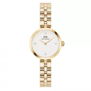 DANIEL WELLINGTON Reloj mujer Petite Melrose 22mm correa milanesa oro rosa DW00100715