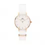 DANIEL WELLINGTON Petite Melrose reloj mujer 28 mm correa de malla oro rosa DW00100313