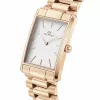 DANIEL WELLINGTON Petite Melrose Reloj mujer 35mm oro rosa acero inoxidable malla DW00100702