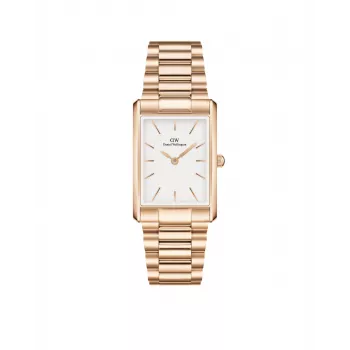 DANIEL WELLINGTON Petite Melrose Reloj mujer 35mm oro rosa acero inoxidable malla DW00100702