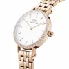 DANIEL WELLINGTON Reloj de mujer Quadro Mini DW00100666 28mm Oro rosa