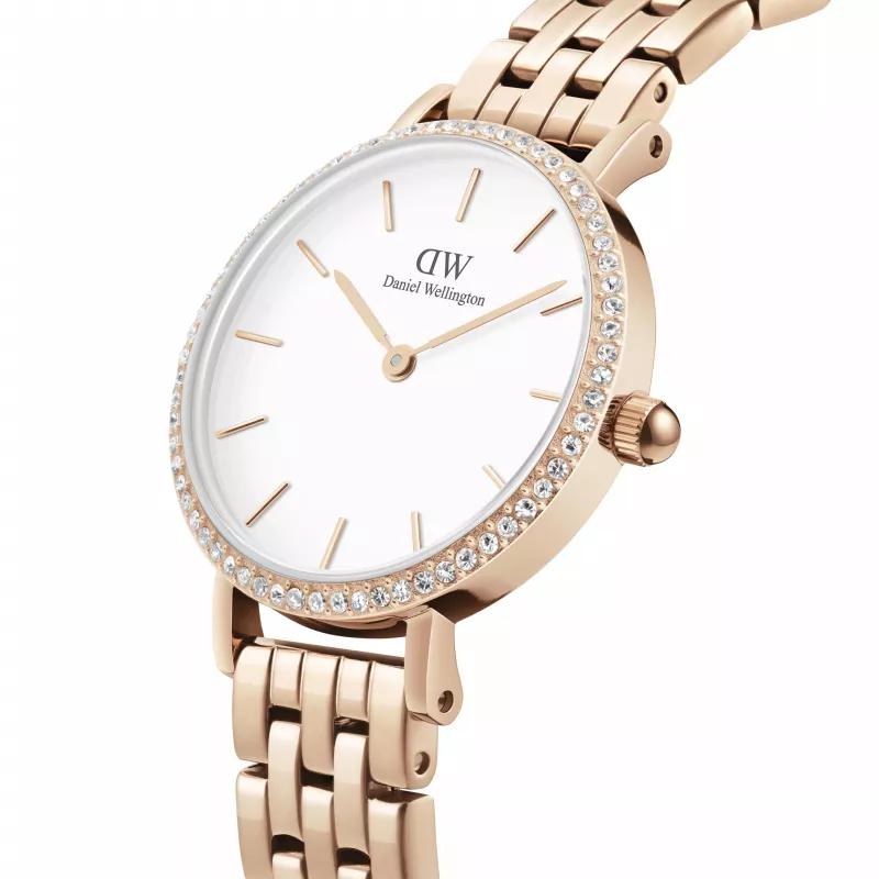 DANIEL WELLINGTON Reloj de mujer Quadro Mini DW00100666 28mm Oro rosa