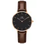 DANIEL WELLINGTON Reloj unisex DW00100165 32mm oro rosa acero inoxidable malla