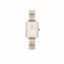 DANIEL WELLINGTON Reloj de mujer DW00100672 20mm oro rosa acero inoxidable milanesa