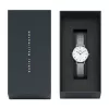 DANIEL WELLINGTON Reloj de mujer DW00100684 28mm plata acero inoxidable malla