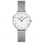 DANIEL WELLINGTON Reloj de mujer DW00100684 28mm plata acero inoxidable malla